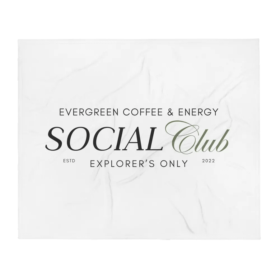 Sip Society | Social Club Throw Blanket product image (2)