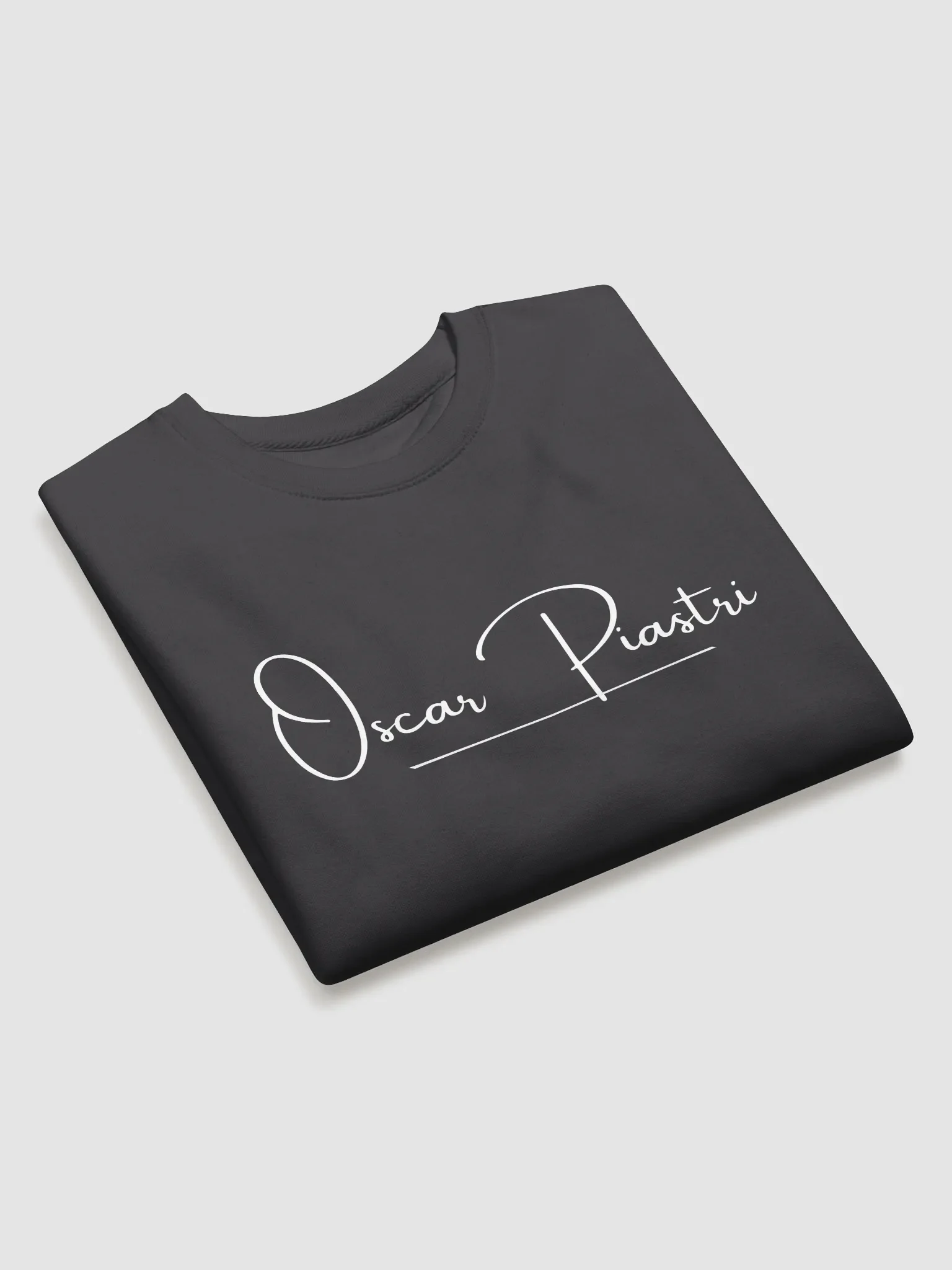 Oscar Piastri Signature Grey Crewneck Sweatshirt product image (3)