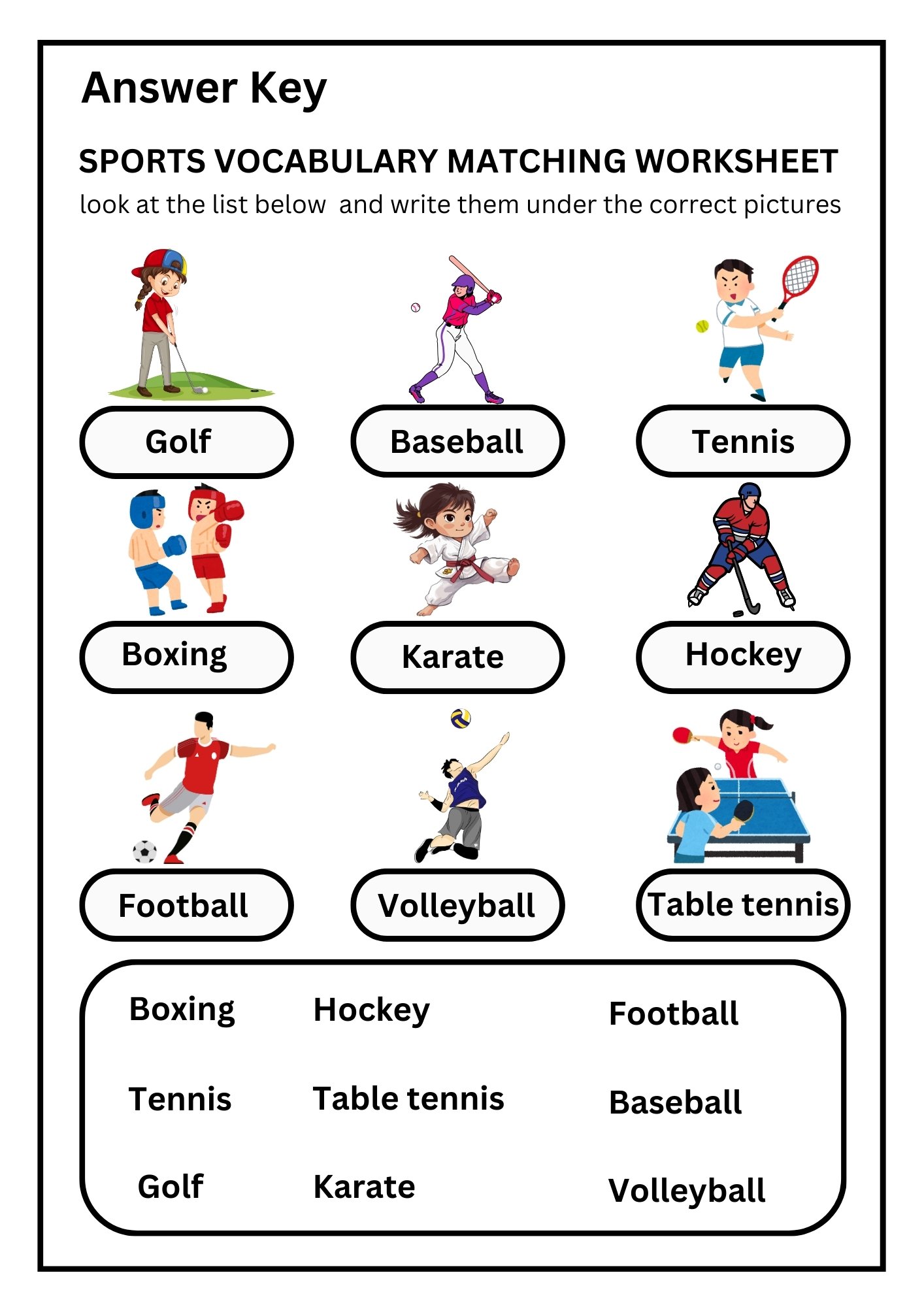 Sports Trivia Worksheet | Fun Activity for All Ages product image (2)