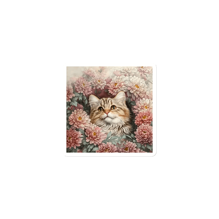 Chrysanthemum Cat Magnets product image (1)
