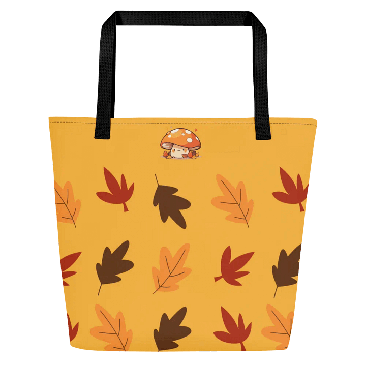 Ochre Leaves Tote Bag product image (1)