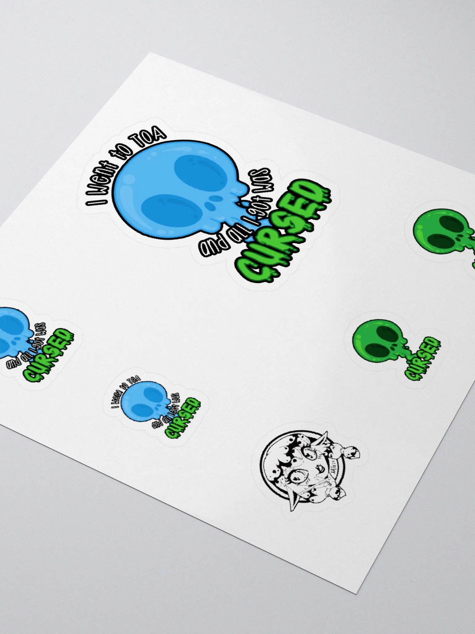 All I Got Was Cursed - Mage - Sticker Sheet product image (3)