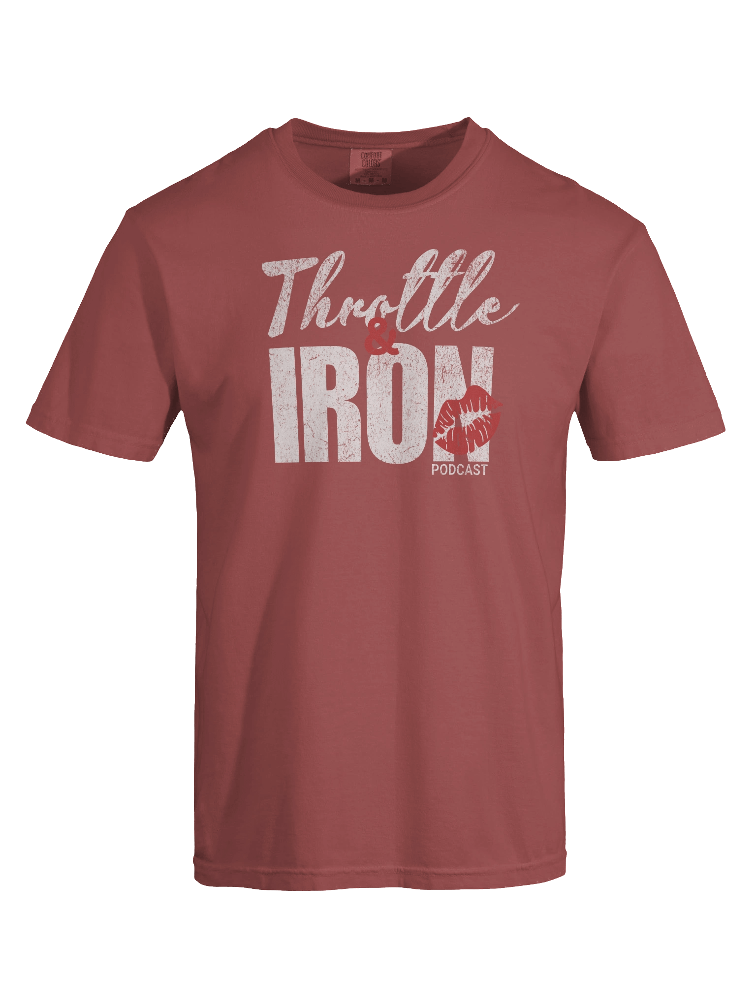 Throttle & Iron Podcast “Kissed by the Road” Tee product image (47)