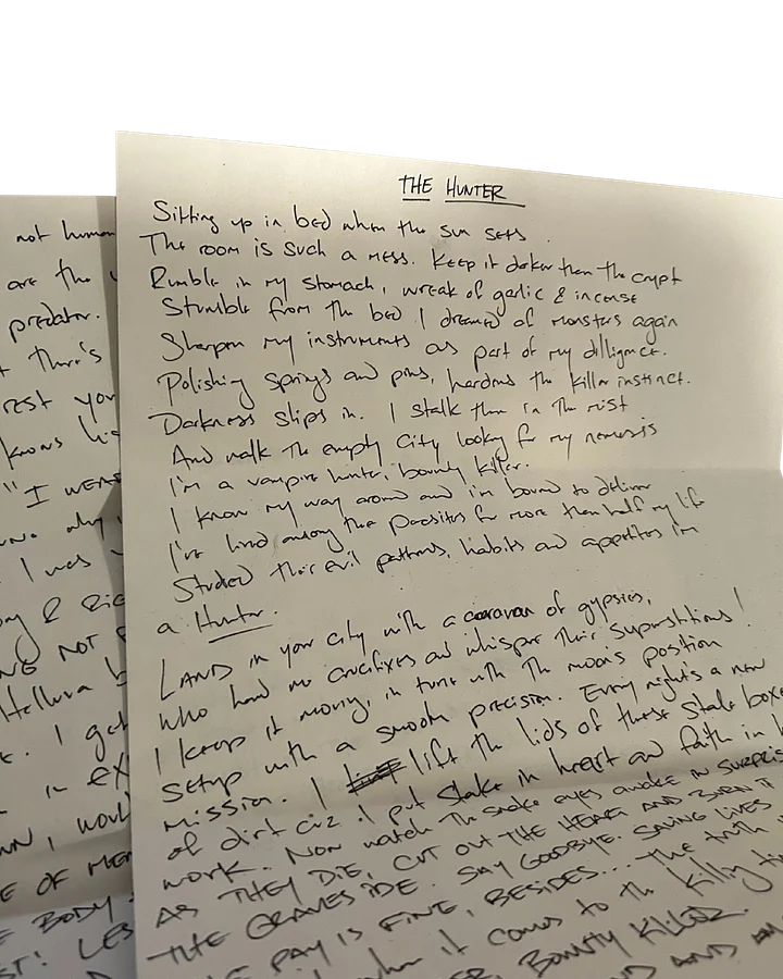 Handwritten Lyrics product image (1)