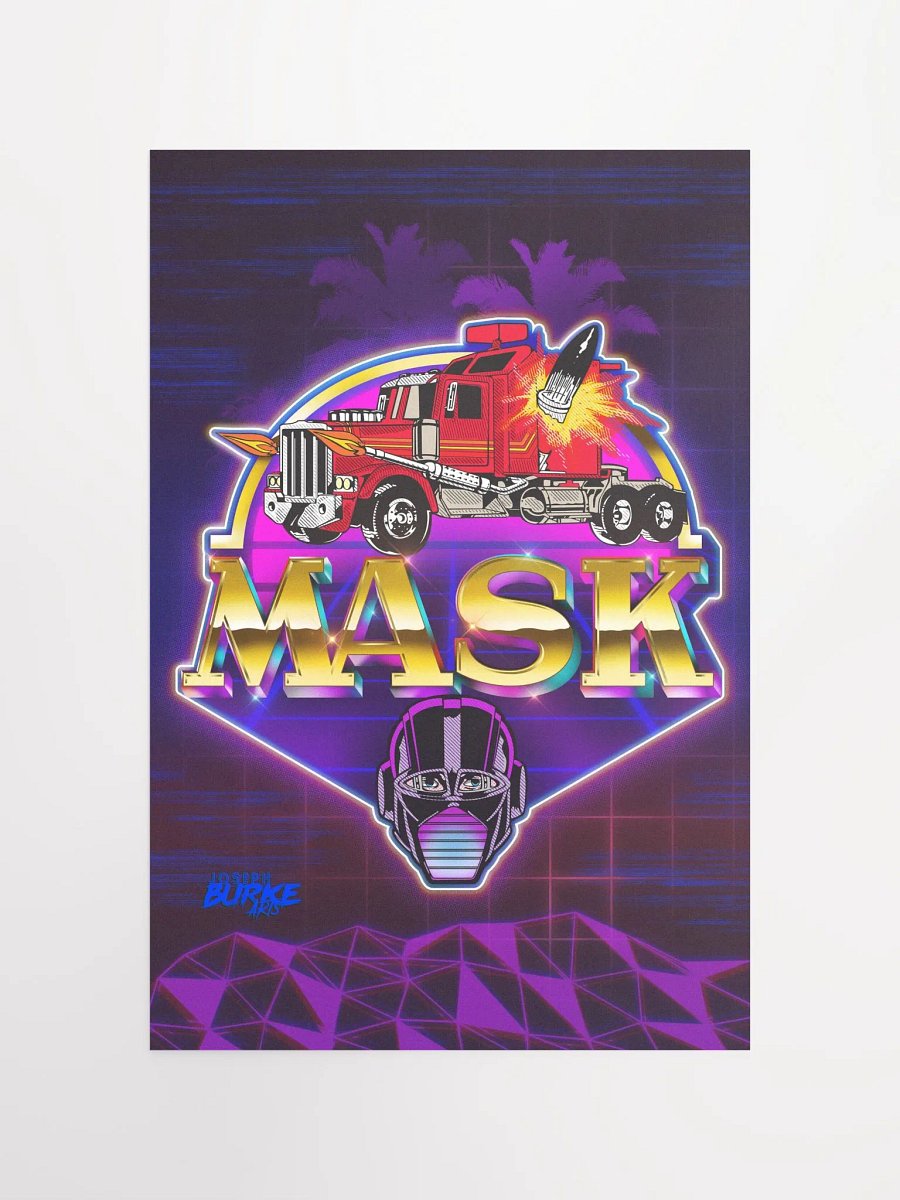 MASK 80's Cartoon 12x18 Fine Art Print product image (4)