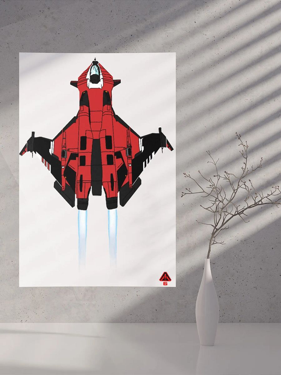 Custom Light Fighter Matte Poster product image (8)