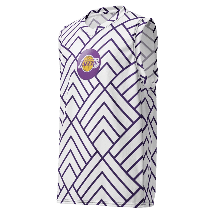 LA Lakers All-Over Print Basketball Jersey product image (1)
