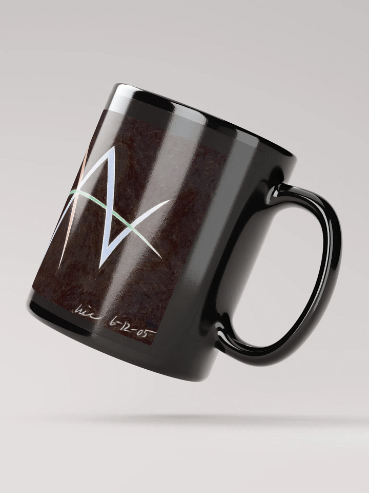 Pinstripe Two Black Glossy Mug product image (2)