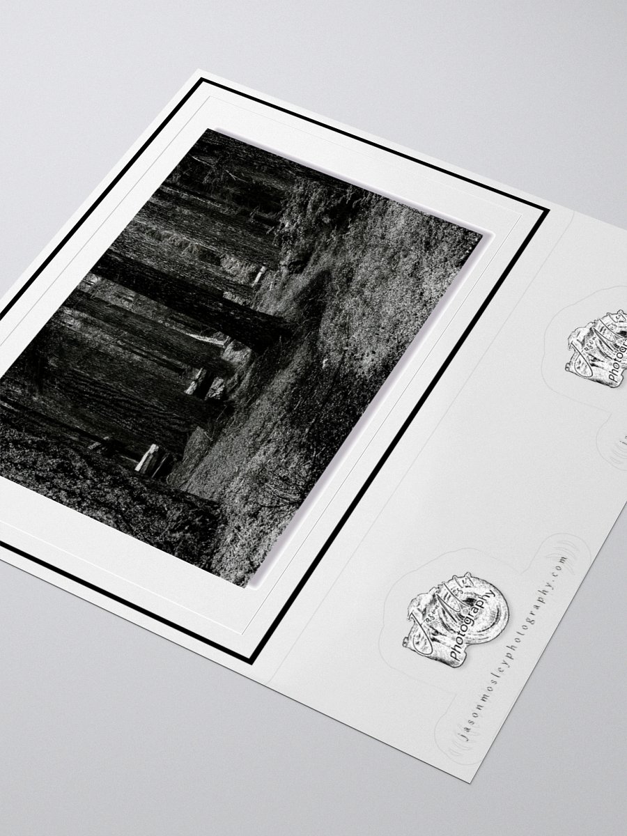 Copy of A little shot of sunshine in the wood's Cut Stickers product image (10)