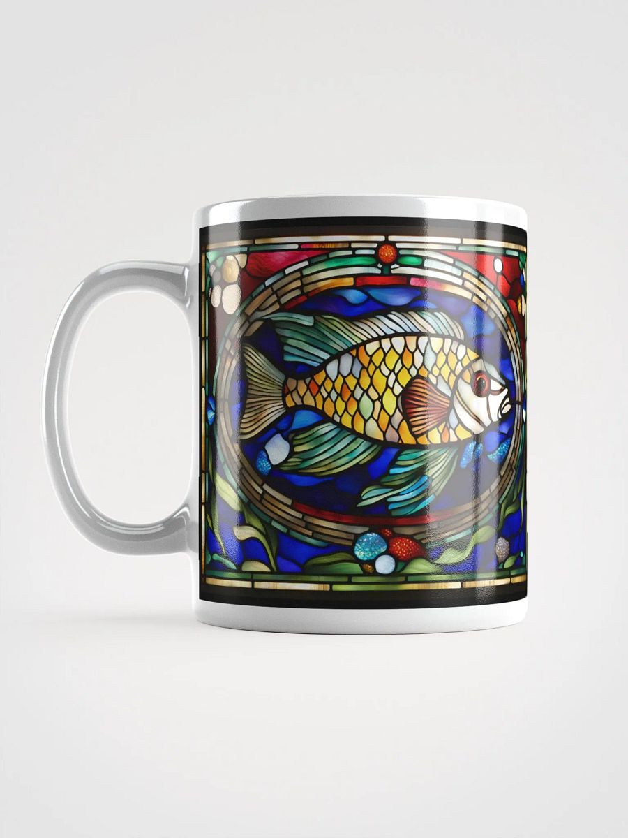 #004 - Long-Finned Bubble Ram Stained Glass Mug product image (6)