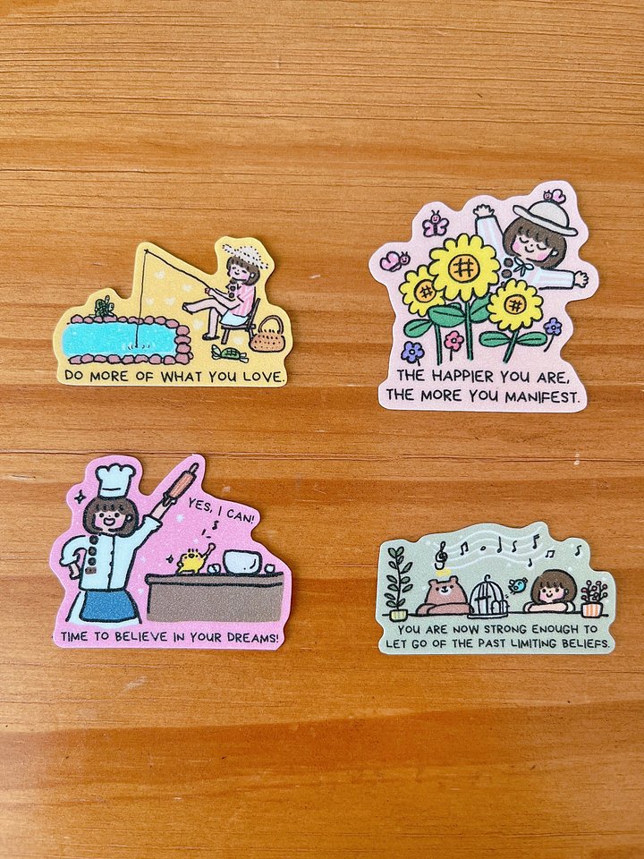 Positivity Glitter Stickers Bundle #6 product image (1)