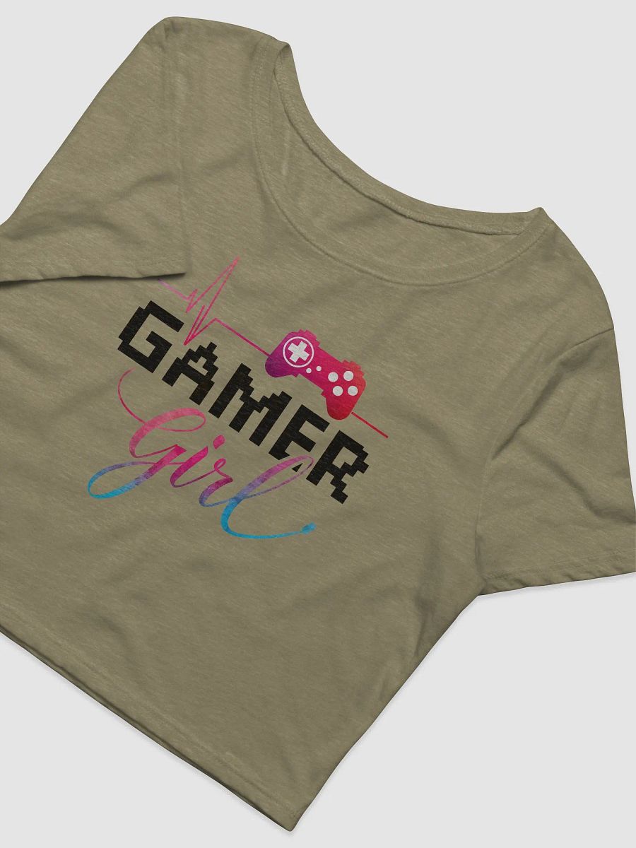 Gamer Girl Heartbeat Crop Tee product image (5)