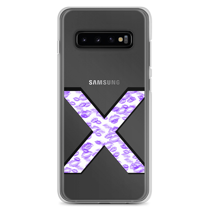 White X Purple Lipstick Kisses Phone Case S product image (2)