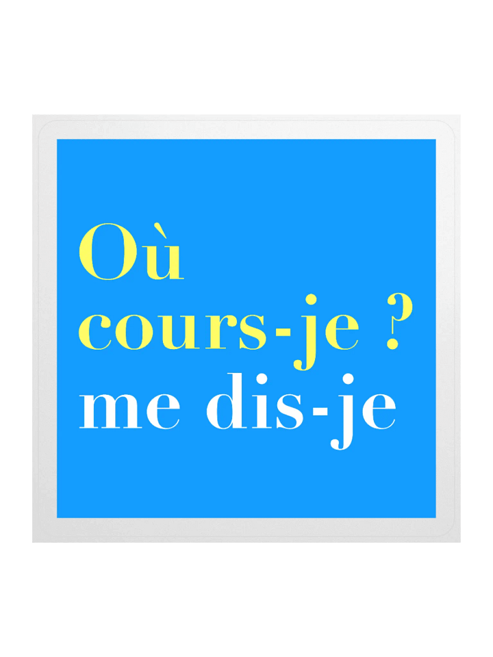 Où cours-je • Endless Run Classic Edition sticker product image (1)