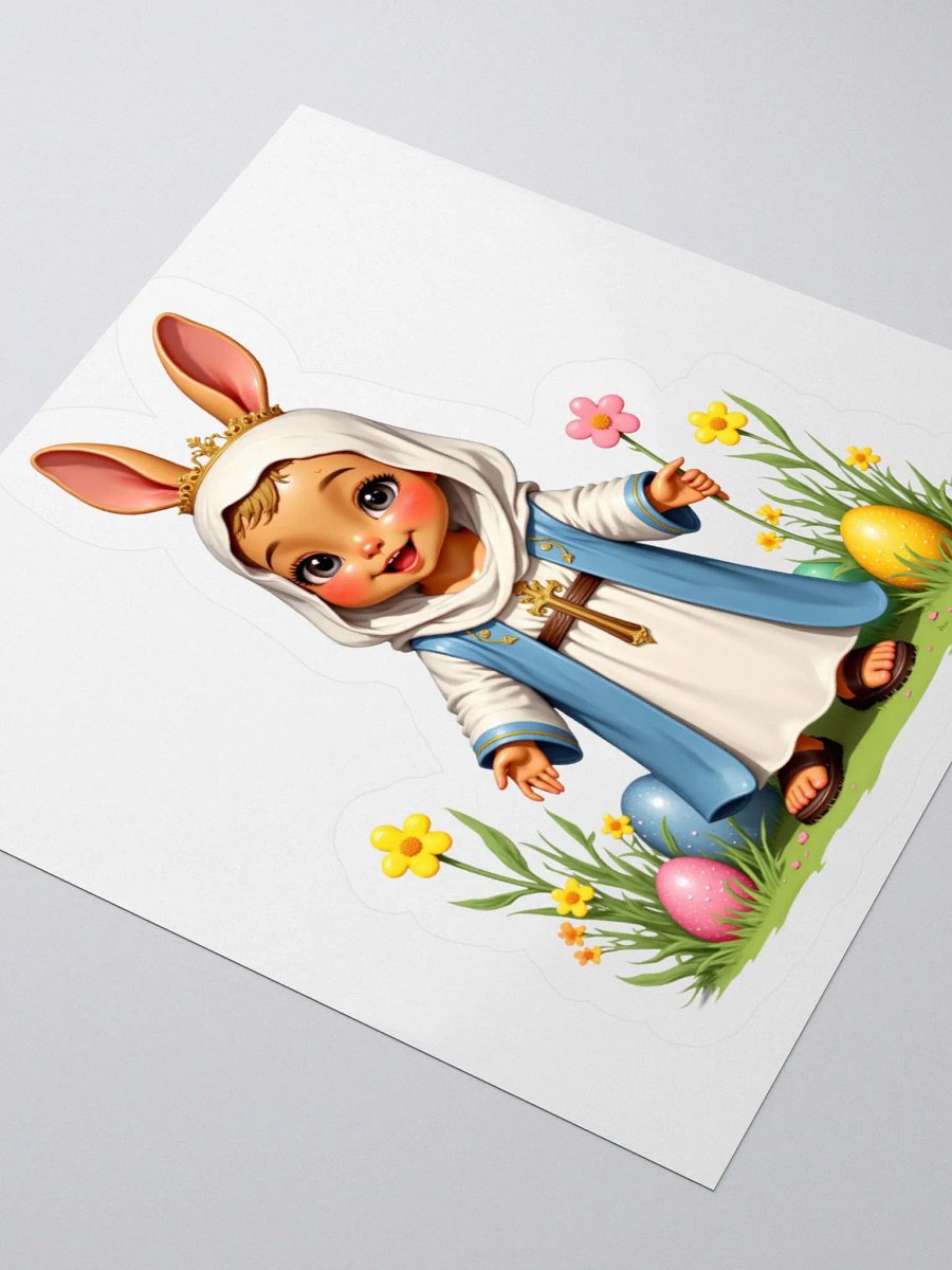 Easter Bunny Royalty Kiss Cut Stickers product image (7)