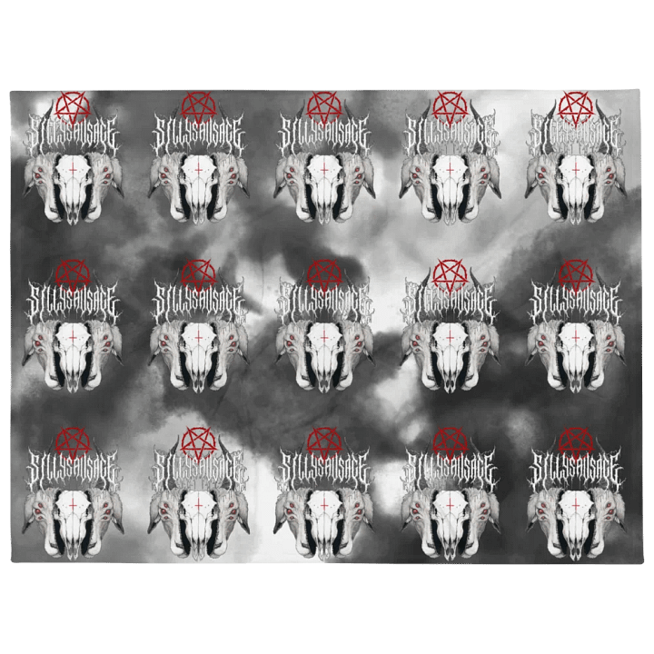 Sillysau5age Demonic Goat Blanket product image (1)