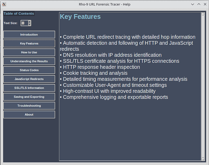 Rho-9 URL Redirect tracer(Linux build only) product image (1)