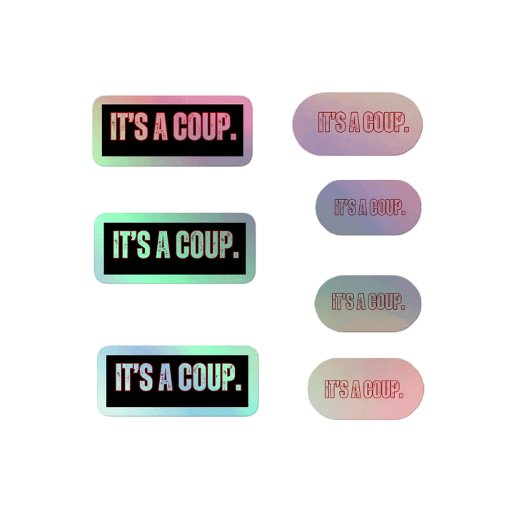 Resistors, It's a Coup, Holo Sticker Pack product image (2)
