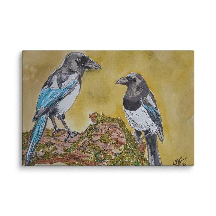 Corvid Series [001] Chatty Brothers canvas print product image (2)
