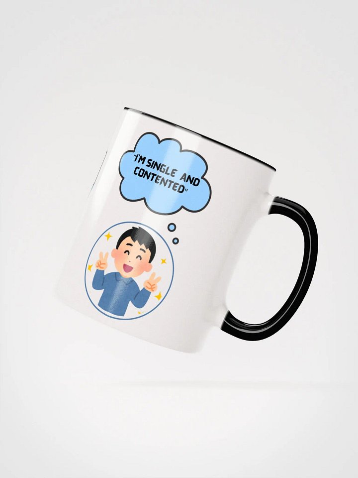 Contented Single Thoughts Mug product image (16)