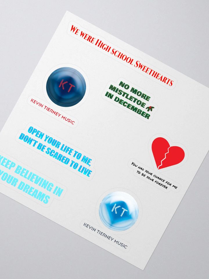 Kevin Tierney Music Sticker Bundle product image (5)