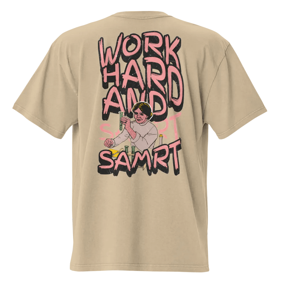 Work hard and smart unisex T-shirt product image (53)