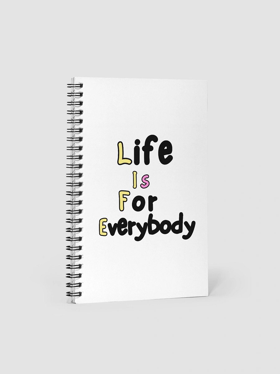 Life is Life Spiral Notebook product image (1)