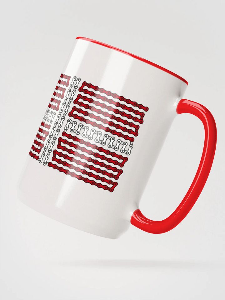 Denmark Bike Chain Flag Coffee Mug product image (2)