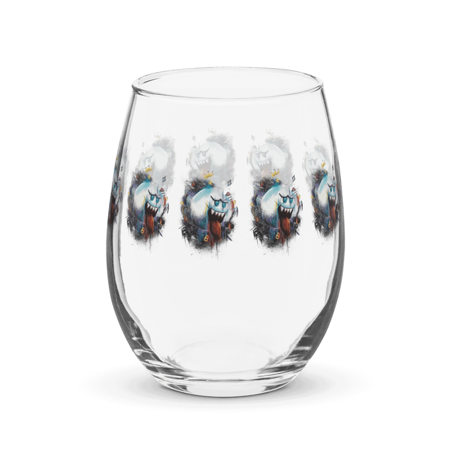 King Boo by StephyJ Stemless Wine Glass product image (4)