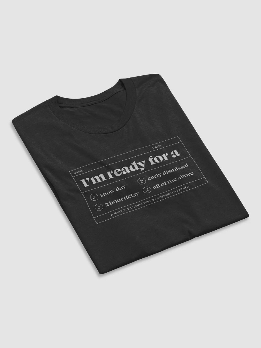 I'm ready t-shirt ❄️ (white logo) product image (5)