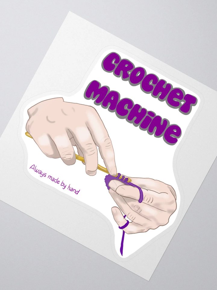 Crochet Machine Sticker product image (6)