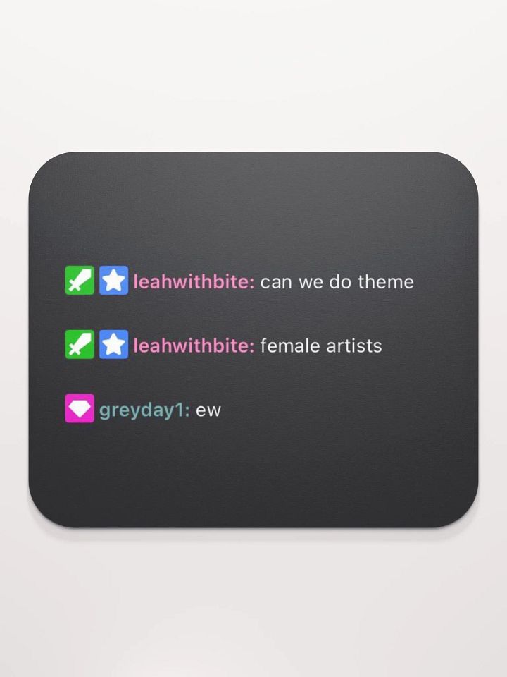Out Of Context Grey Mousemat product image (2)
