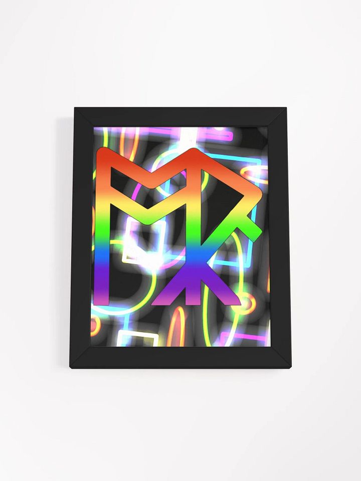 ToRk Rune Framed High-Quality Matte Poster (LGBT Tones) product image (10)