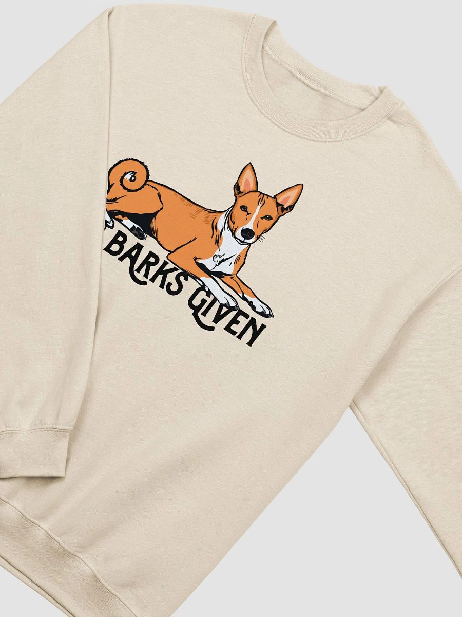 No Barks Given Sweatshirt of a Basenji | Funny Shirt for Basenji Dog Paw-rents product image (21)