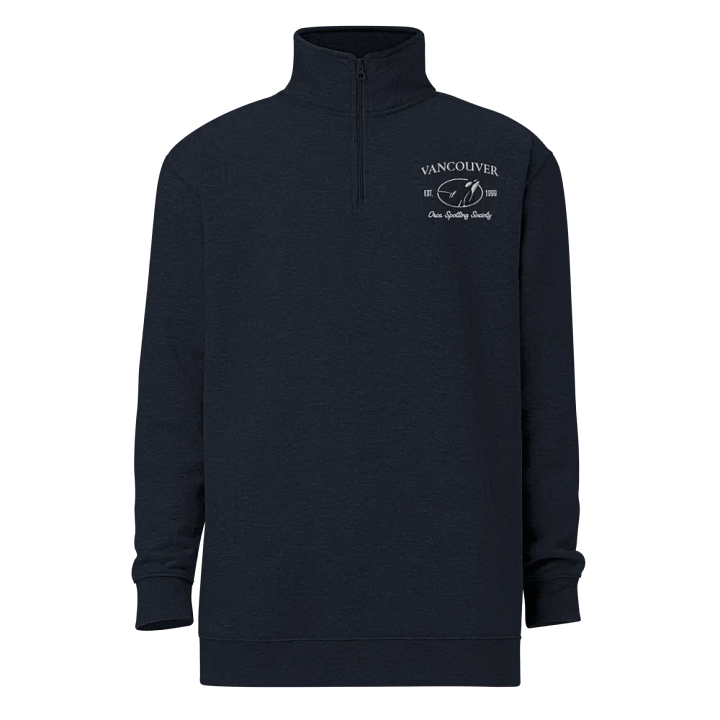 Vancouver Orca Spotting Society Embroidery Half Zip product image (20)