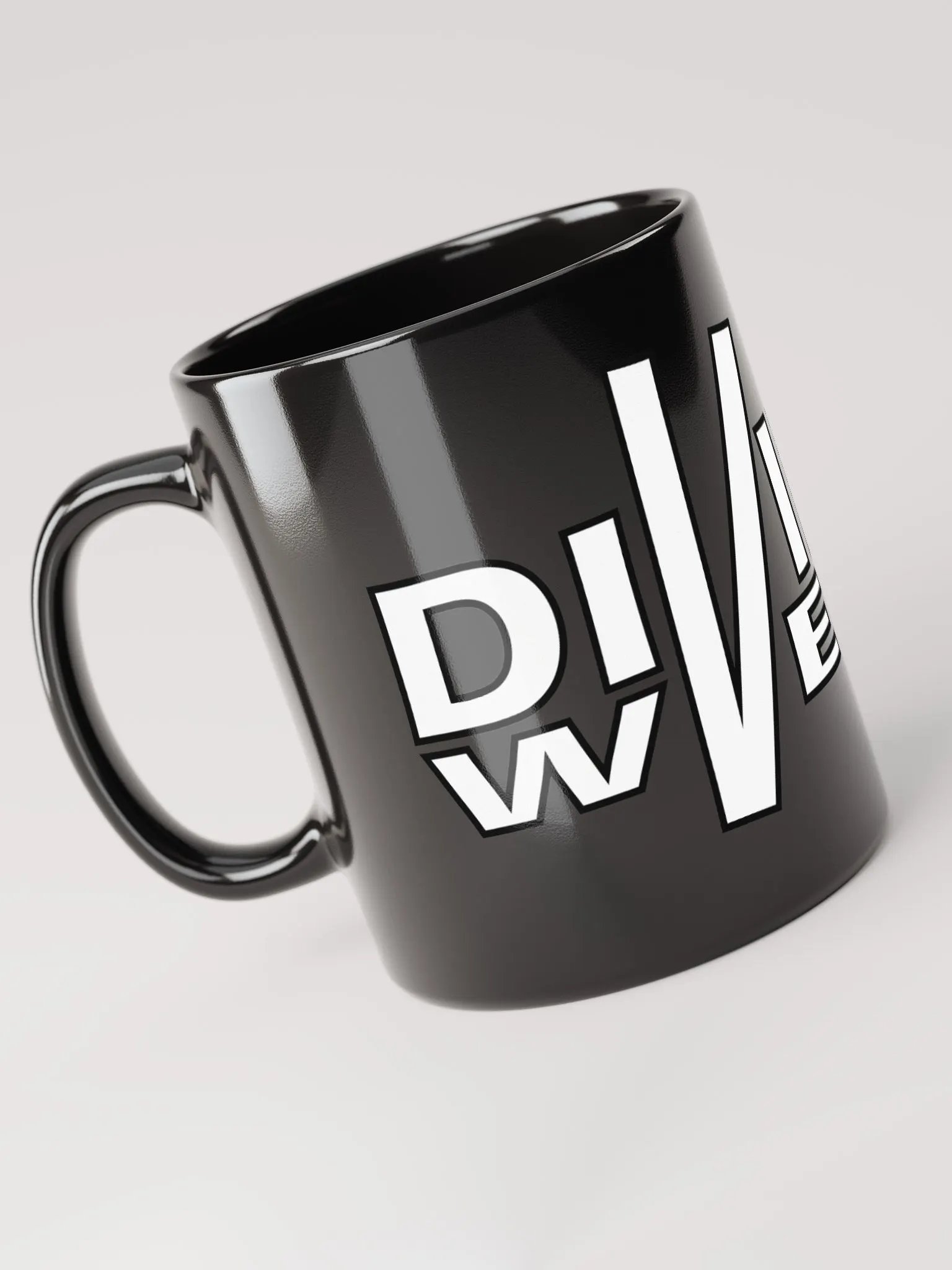 Divided We Fall - White - Black Glossy Mug product image (4)