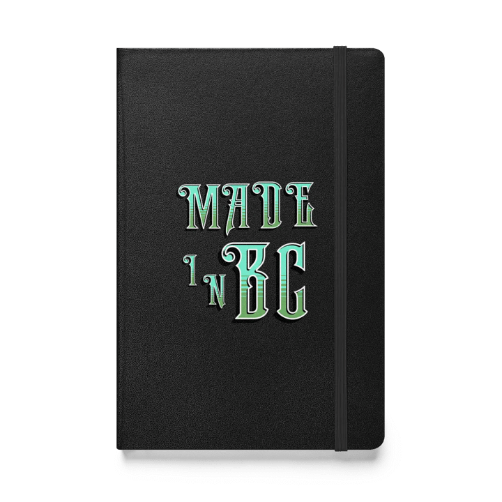 Made In BC British Colombia Vintage-Inspired Hardcover Notebook product image (1)
