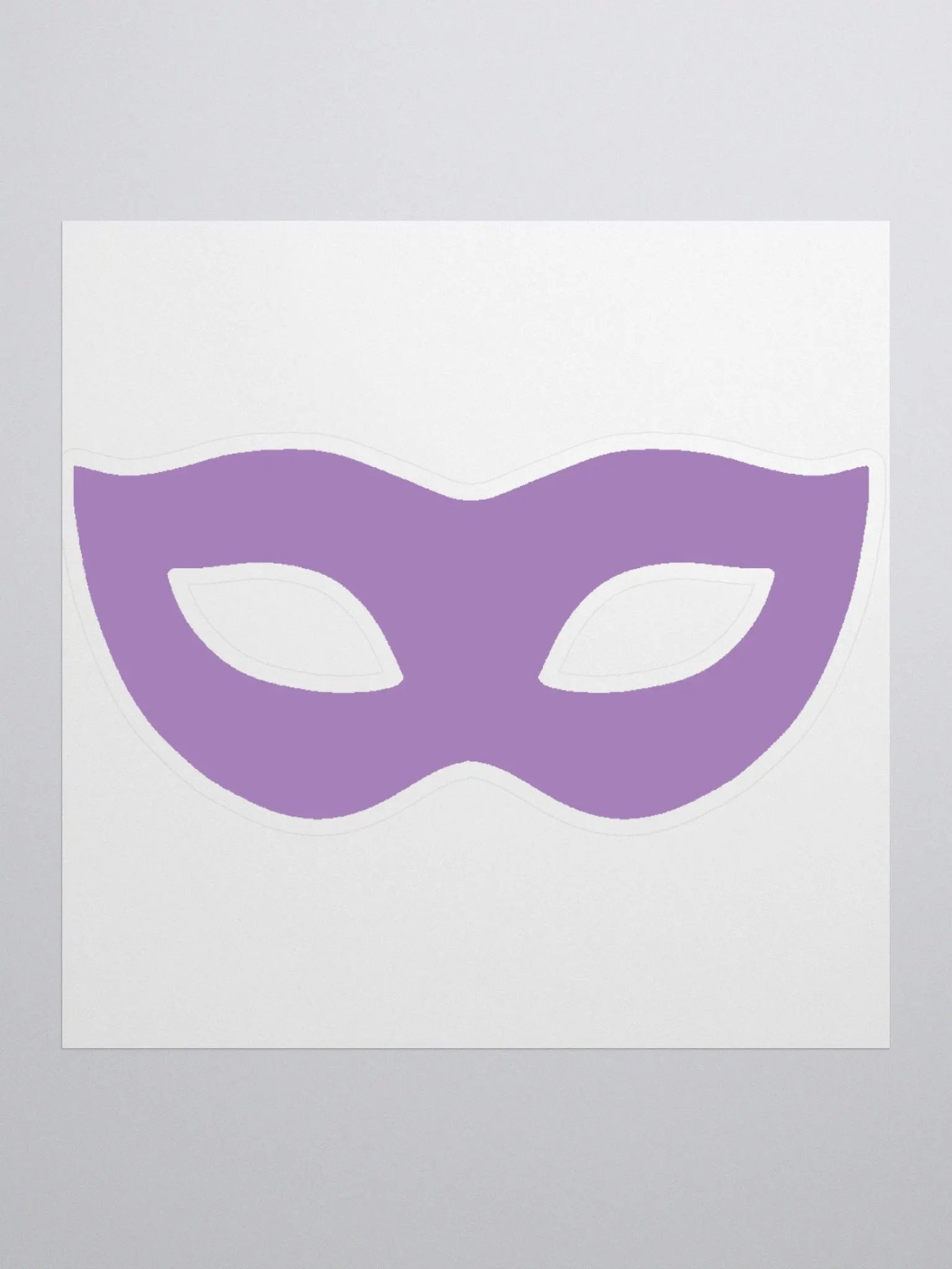Purple Mask Sticker product image (1)