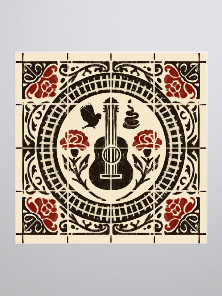 Hadestown Spanish Tile Stickers – Kiss-Cut Vinyl Broadway Musical Fan Decals product image (1)
