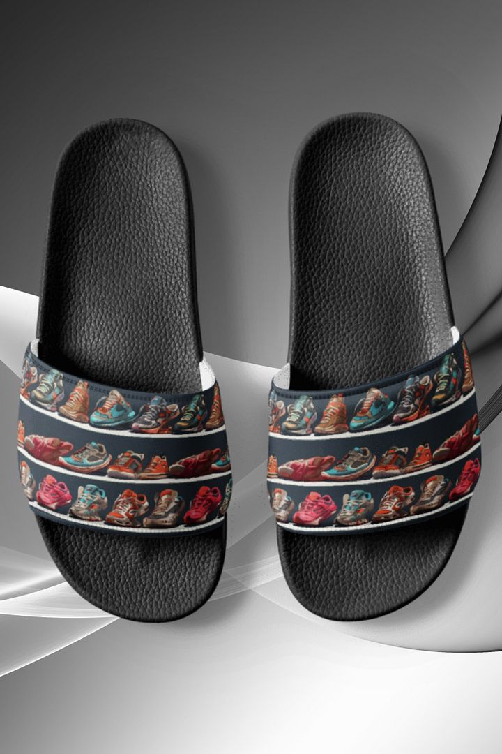 Sneakers Pattern All Over Print Slides product image (1)