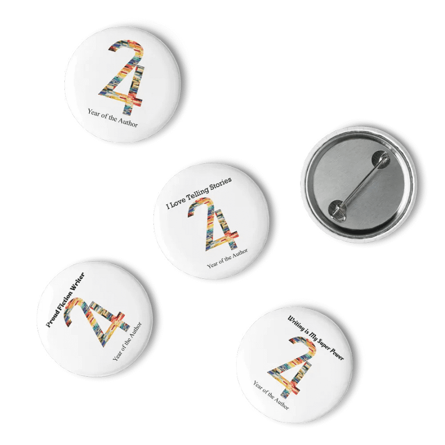 2024 Year of the Author Buttons product image (6)