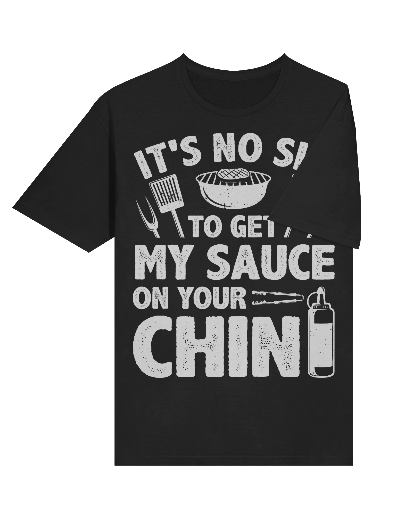It’s No Sin to Get My Sauce on Your Chin – Gildan Softstyle Unisex T-Shirt product image (4)
