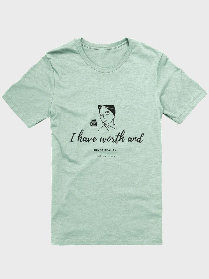 I have worth Dark Unisex Super soft T-Shirt product image (4)