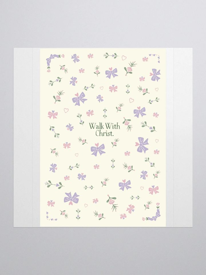 Walk With Christ Floral Kiss Cut Sticker Set product image (2)