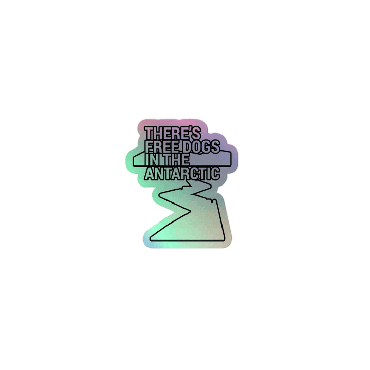 FREE DOGS HOLO STICKER product image (1)