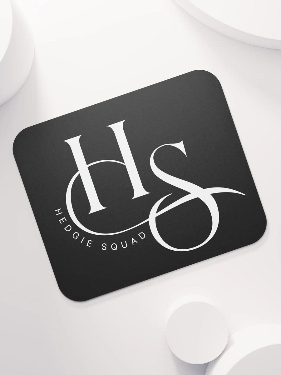 Hedgie Squad black mousepad (8.7″ × 7.1″ // 22cm × 18cm) product image (7)