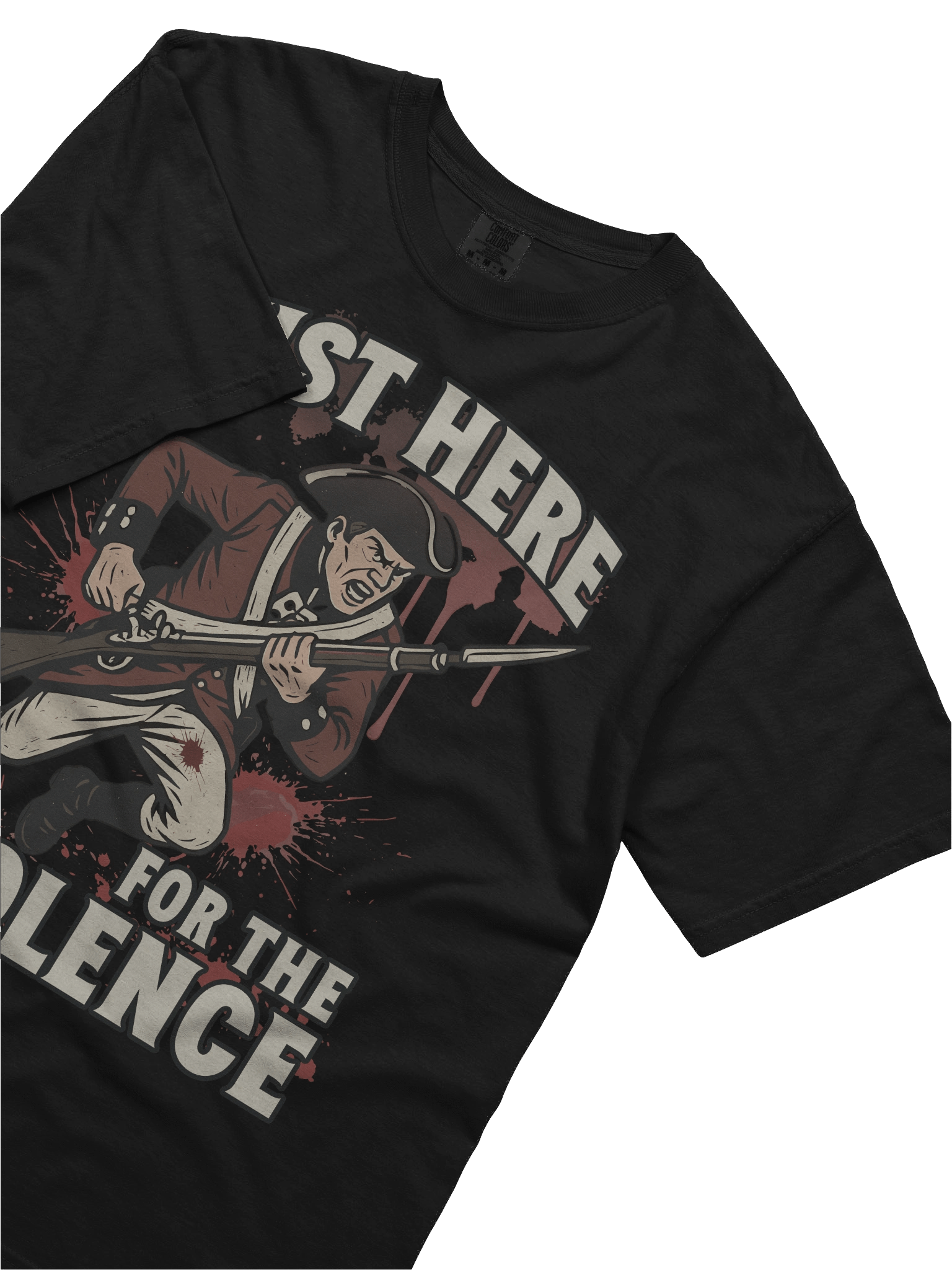 Just Here for the Violence – Redcoat Bayonet Charge T-Shirt product image (35)