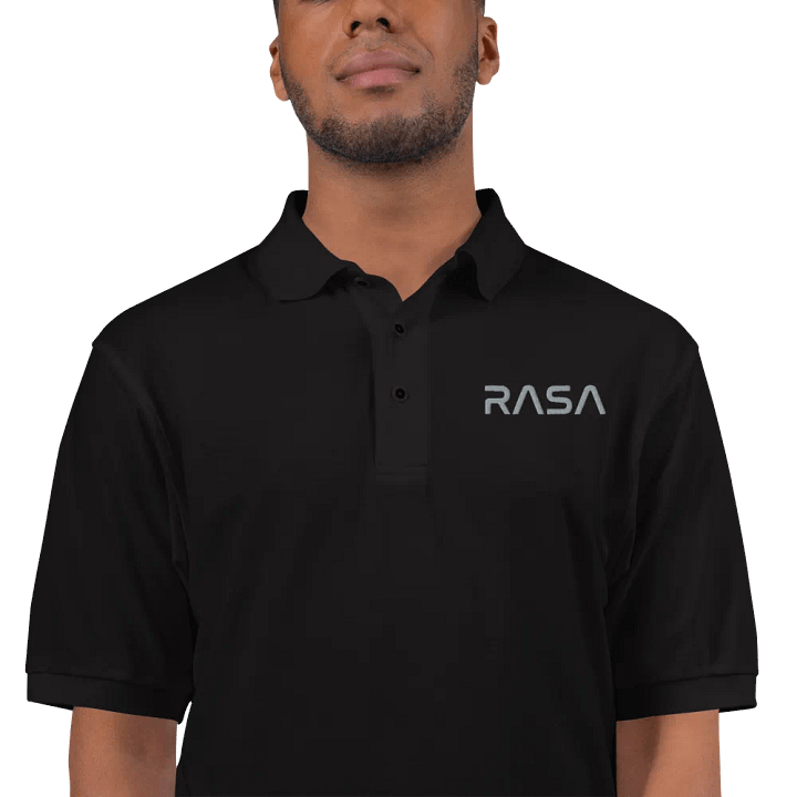 Male RASA Logo Modern Polo product image (1)