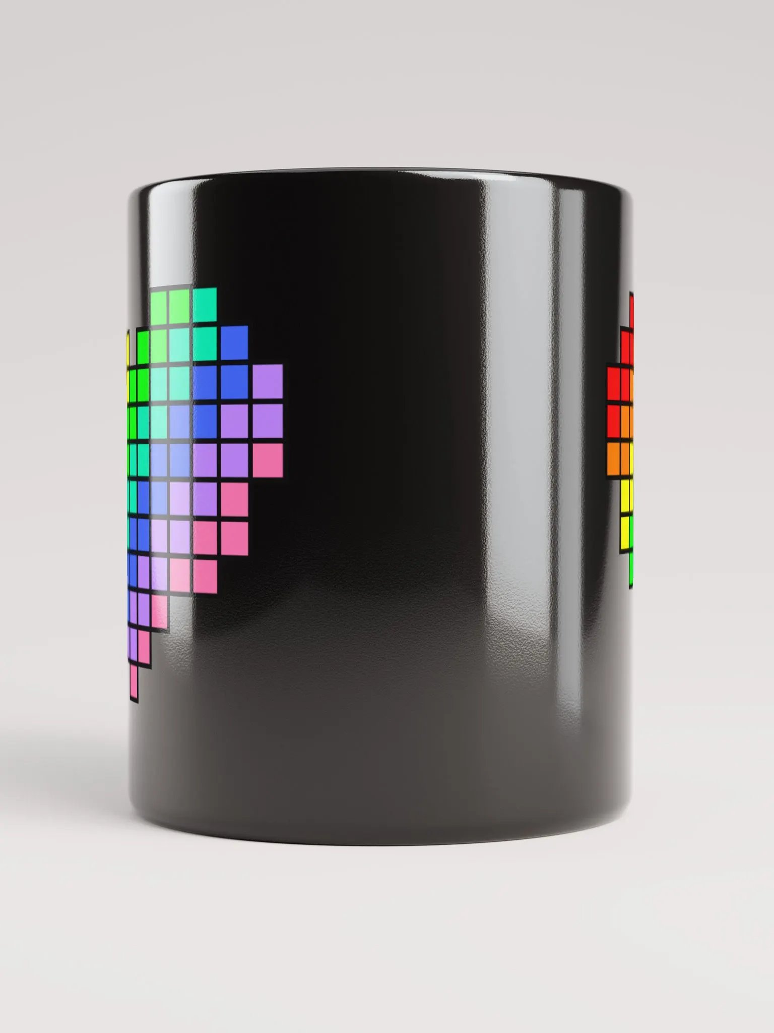 Pride Heart Black Glossy Mug product image (3)