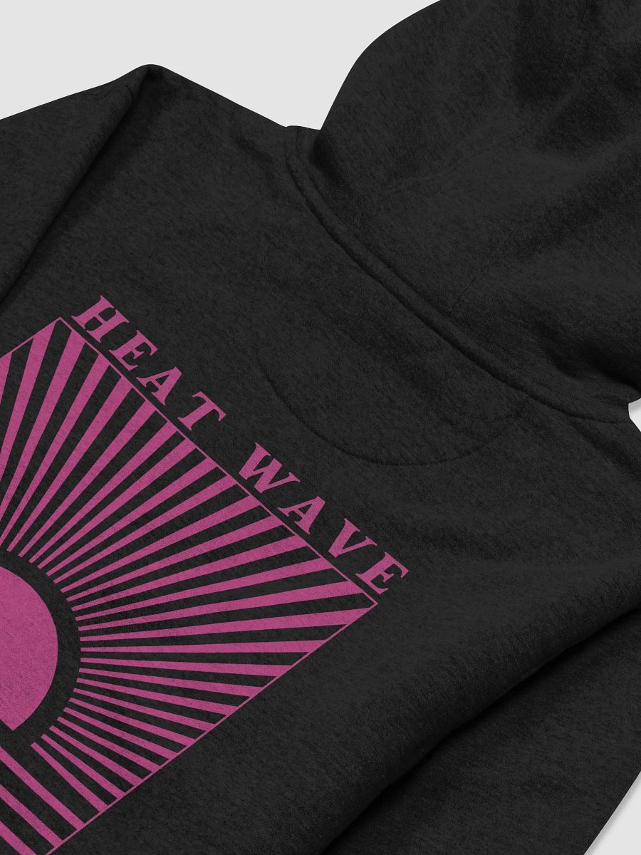 Heat Wave Retro Sunset Unisex Hoodie - Black product image (2)